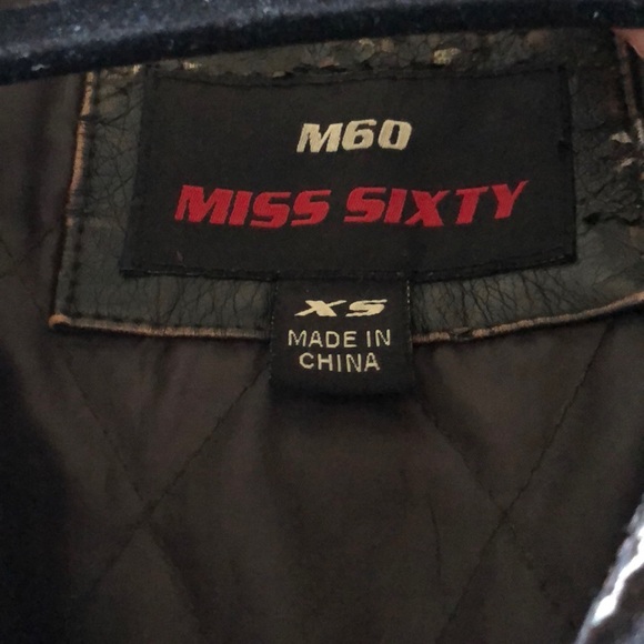 Miss Sixty Dark Brown Leather Jacket - Picture 2 of 6
